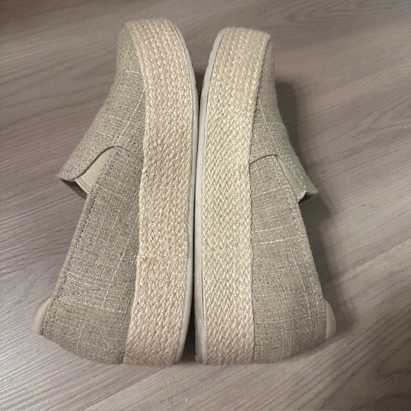 Skechers Martha Stewart Marley‎ Natural Espadrille Slip On Comfort Shoes Sz 7 - Picture 4 of 10